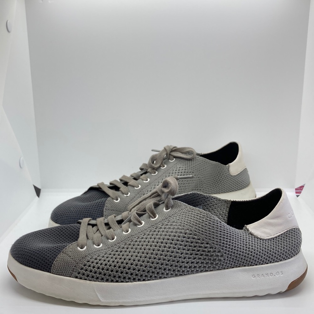 Men’s Cole Haan Grand Pro Tennis Shoe- Dark Grey/Light Grey/White- Size 10
